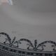 Oval plate in earthenware decoration garland Louis XVI green