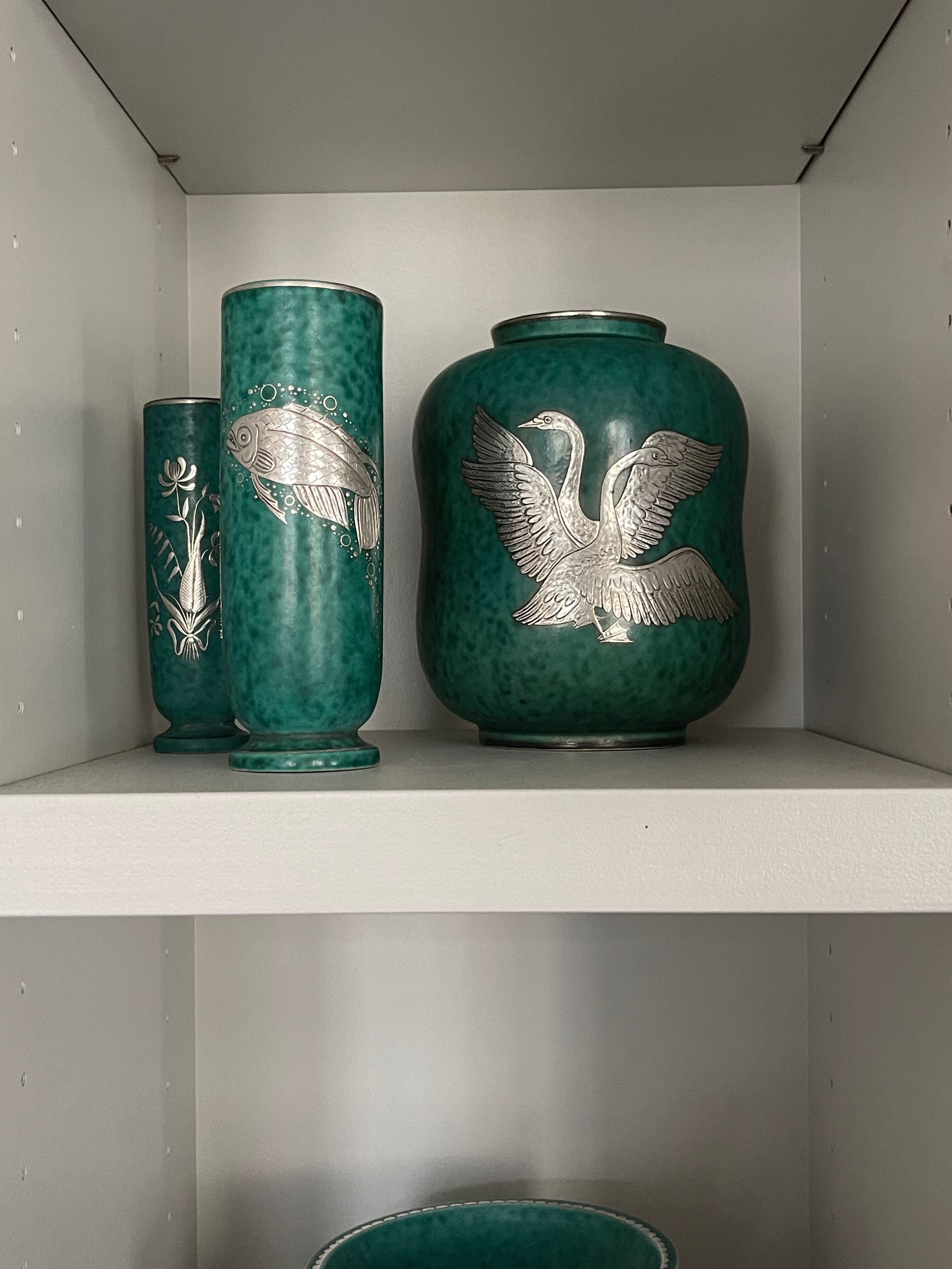 Gustavsberg Argenta Wilhelm Kage vase