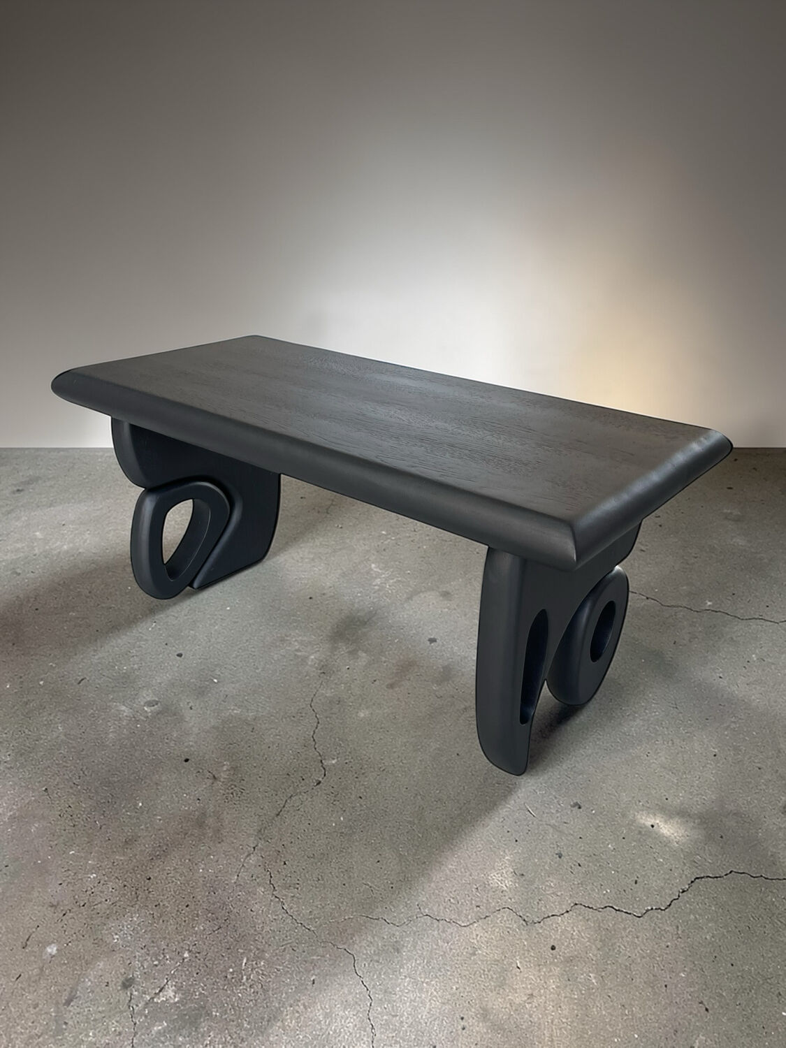 Solid oak coffee table