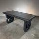 Solid oak coffee table