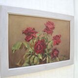 Ancient oil painting on canvas