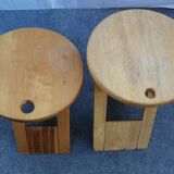 Pair of Suzy folding stools by Adrian Reed for Prince Design Works 1980