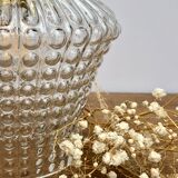 Vintage glass tulip hanging lamp