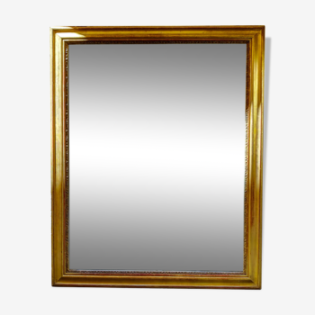 Miroir Louis-Philippe au Mercure et feuille d'or 113x140cm