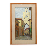 Oil painting by Umberto Lorini from 1960