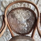 Thonet high canne chair