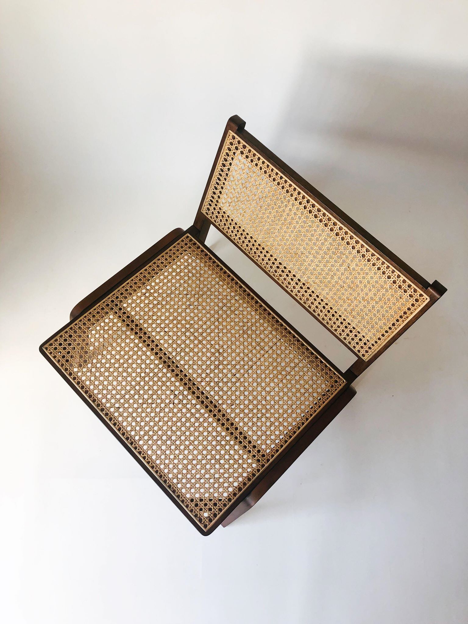Chair in caning