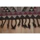 1970s Vintage Turkish Oushak Handmade Wool Cotton Pink Runner Rug 83x276