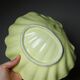 Small vintage rococo-style earthenware bowl or trinket dish with seashell motif, 1970s-80s