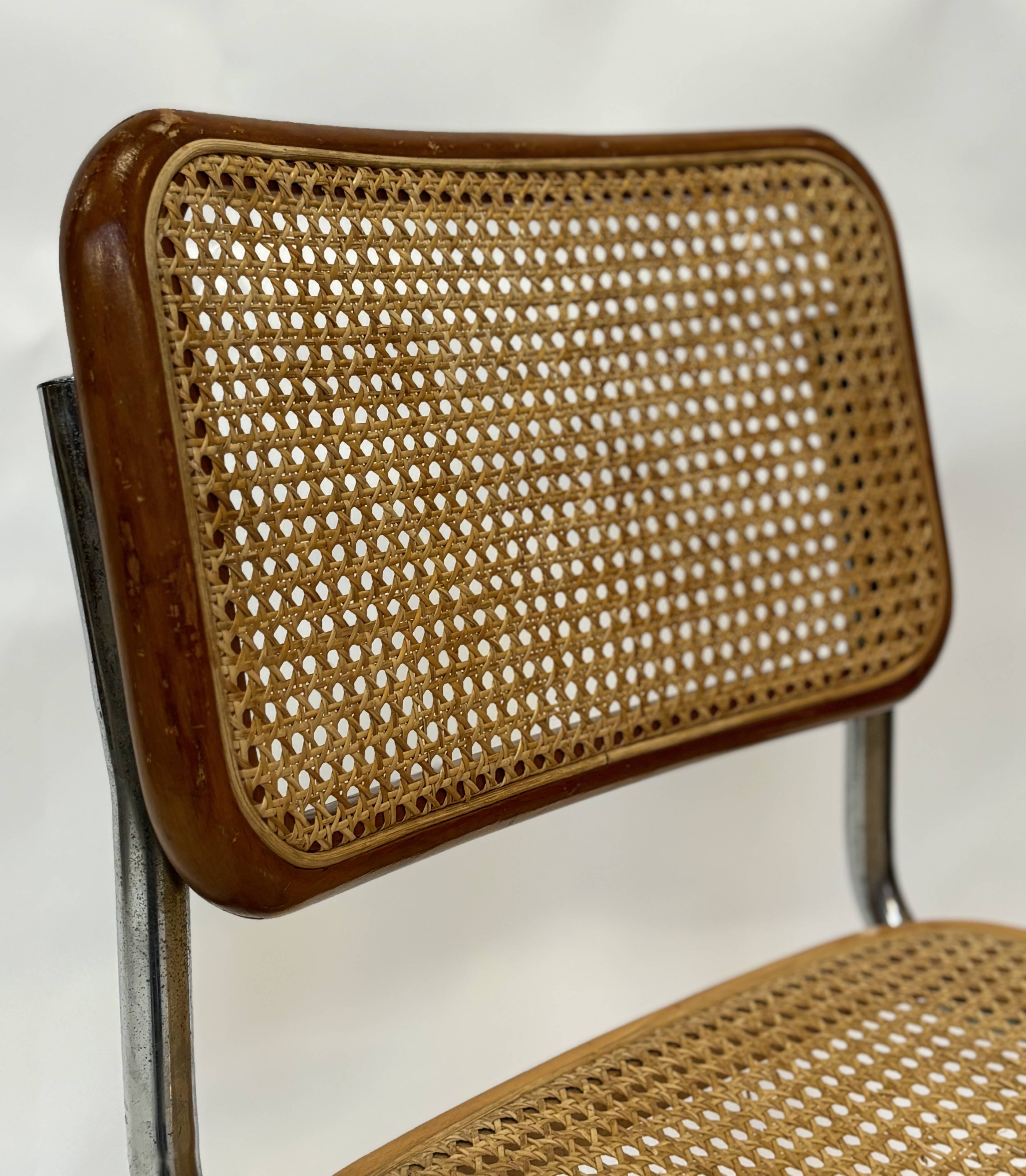 Vintage Cesca design chair b32 chrome model