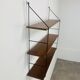 String shelf, teak and metal, 1960s