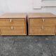 Set of 2 vintage bedside tables Gauthier France