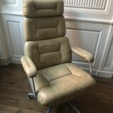 Leather armchair 70's