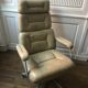 Fauteuil cuir années 70