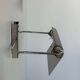 Pair of vintage adjustable wall lights, chrome, Castiglioni Fontana Arte 1972