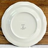 6 soup plates Longchamp Decors Moustiers Olérys