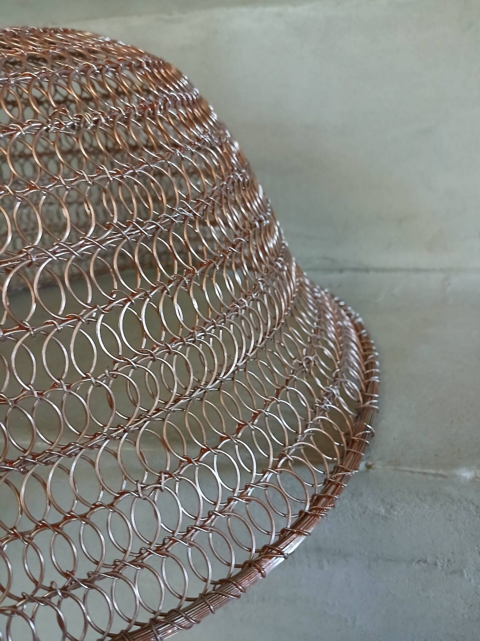 2 metal wire fruit baskets