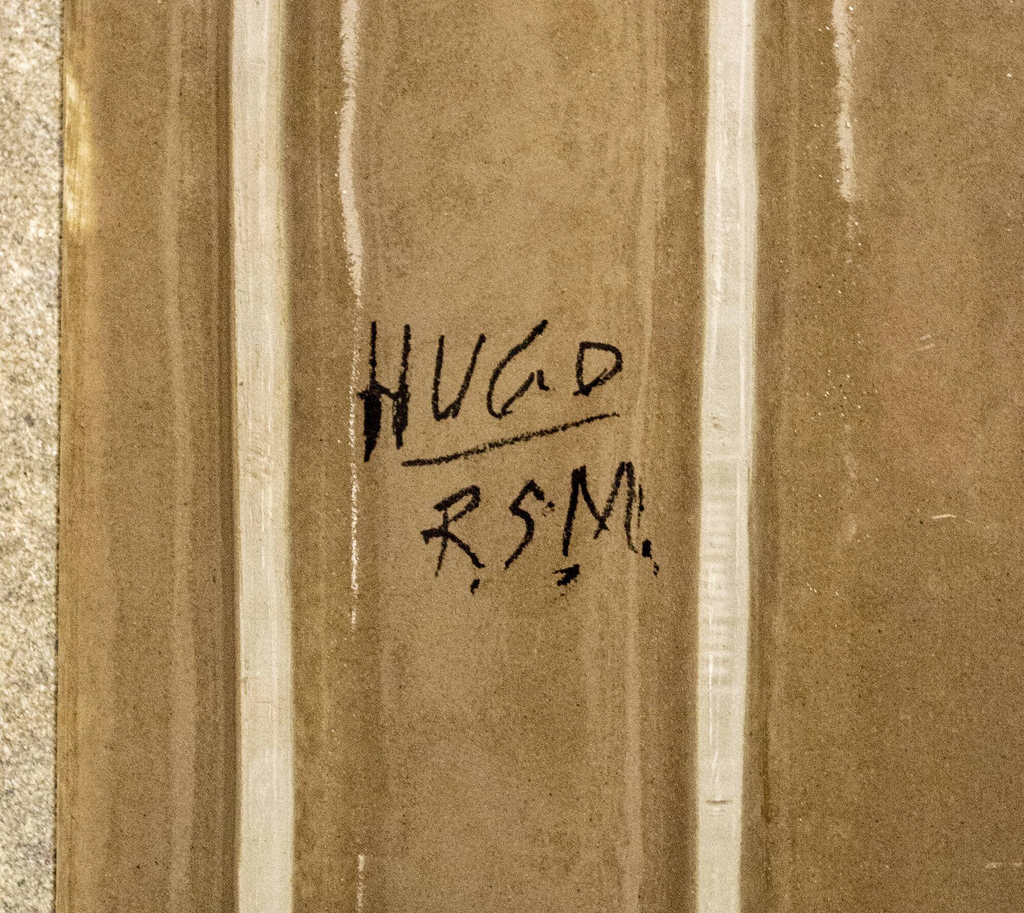 Ceramic bas-relief by Bruno Ugo for HUGO R.S.M. Repubblica di S. Marino Anni '60