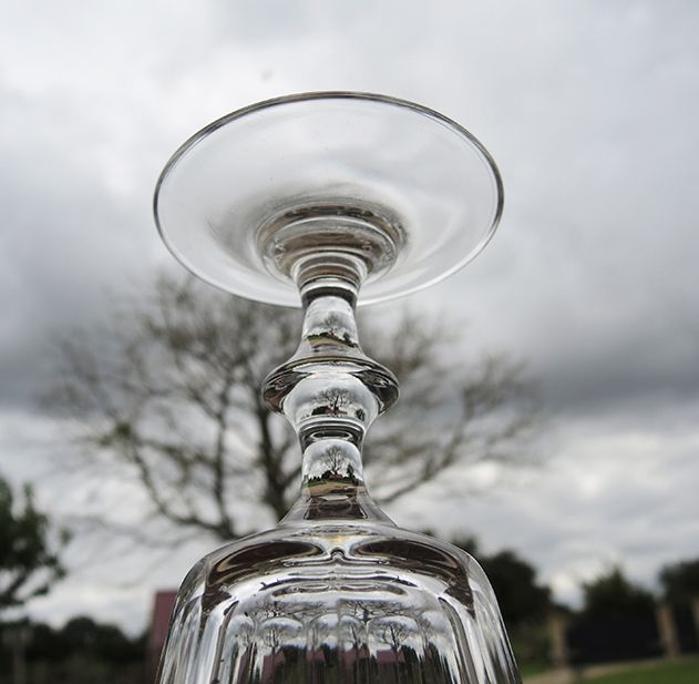 6 stemmed glasses arc france style xviii h 15,7 cm
