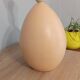 Vintage ostrich egg shaped lamp, Brussels porcelain