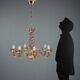 Venetian blown glass chandelier - Mid-20th century Murano
