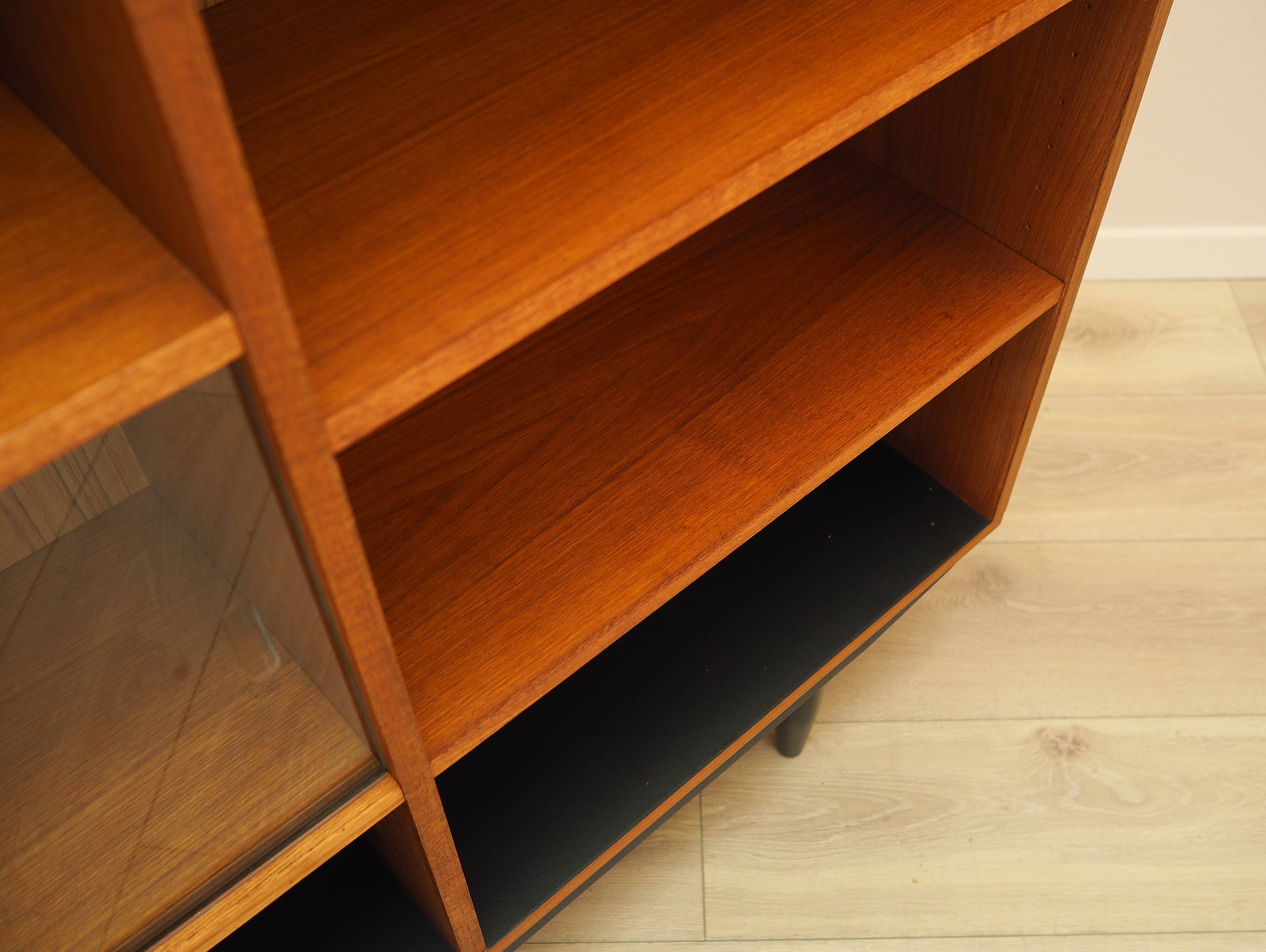 Teak bookcase, Danish design, 1970s, made in Denmark