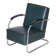 Bauhaus Chrome & Leather Armchair from Mücke-Melder, 1930s