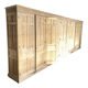 Ensemble placard 7m officine bois massif 10 portes 1950