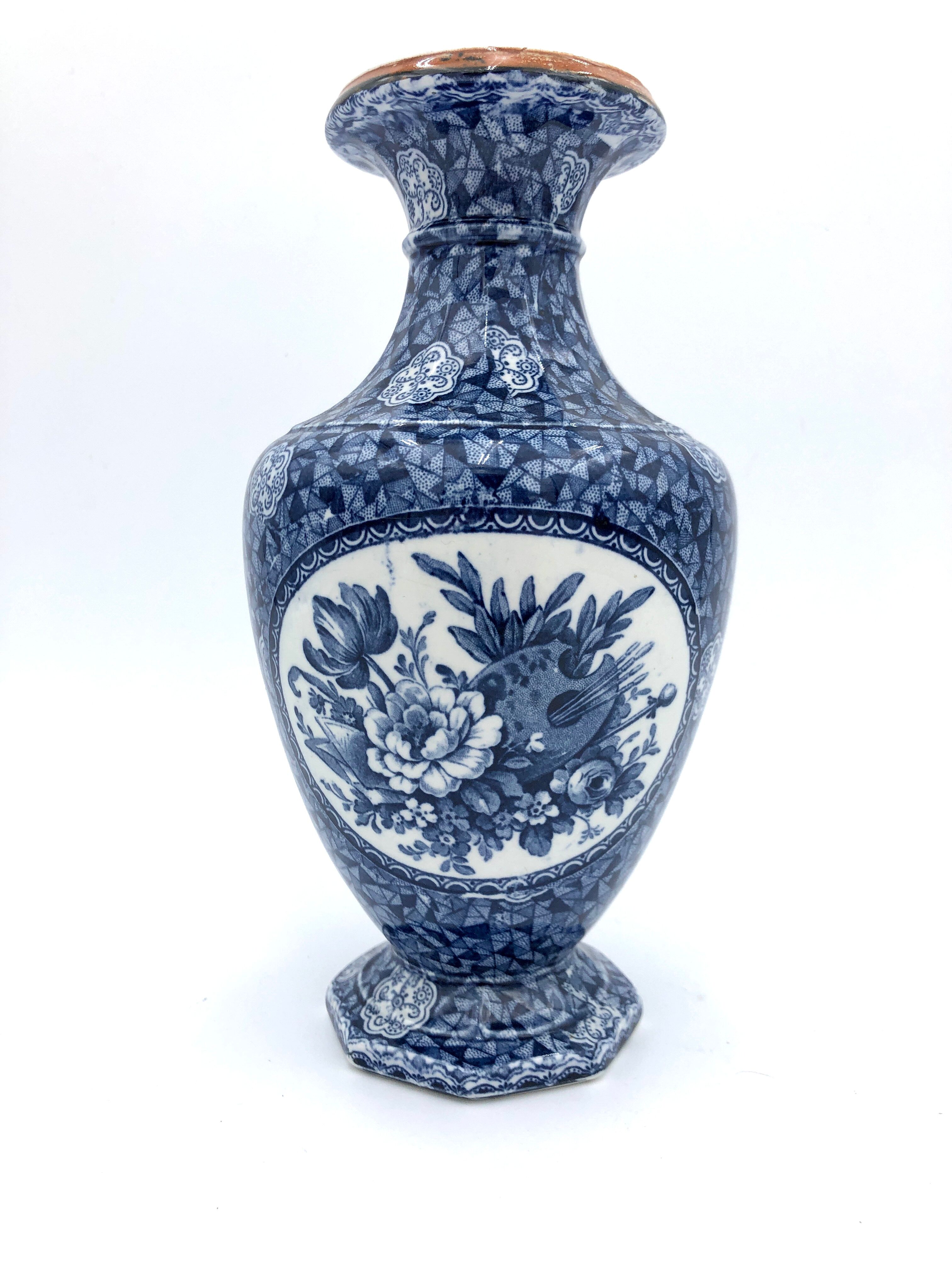 Old vase Villeroy & Boch (Bonn) Blue Flemish