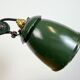 Industrial Green Enamel Adjustable Table Lamp, 1960s