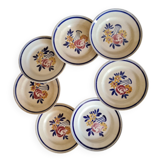 HBCM opaque porcelain dinner plates