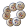 HBCM opaque porcelain dinner plates