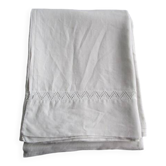 Old sheet 310x220cm - embroidered back