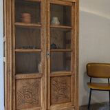 Parisian Art Deco glass cabinet