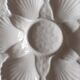 Oyster plates (9) brands chantilly france