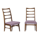 2 of 6 Midcentury chairs, 1950s-1960s, Germany