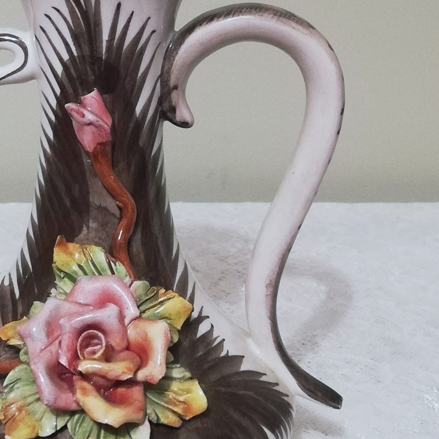 Decanter decanter 375ml in Italian earthenware Bassano
