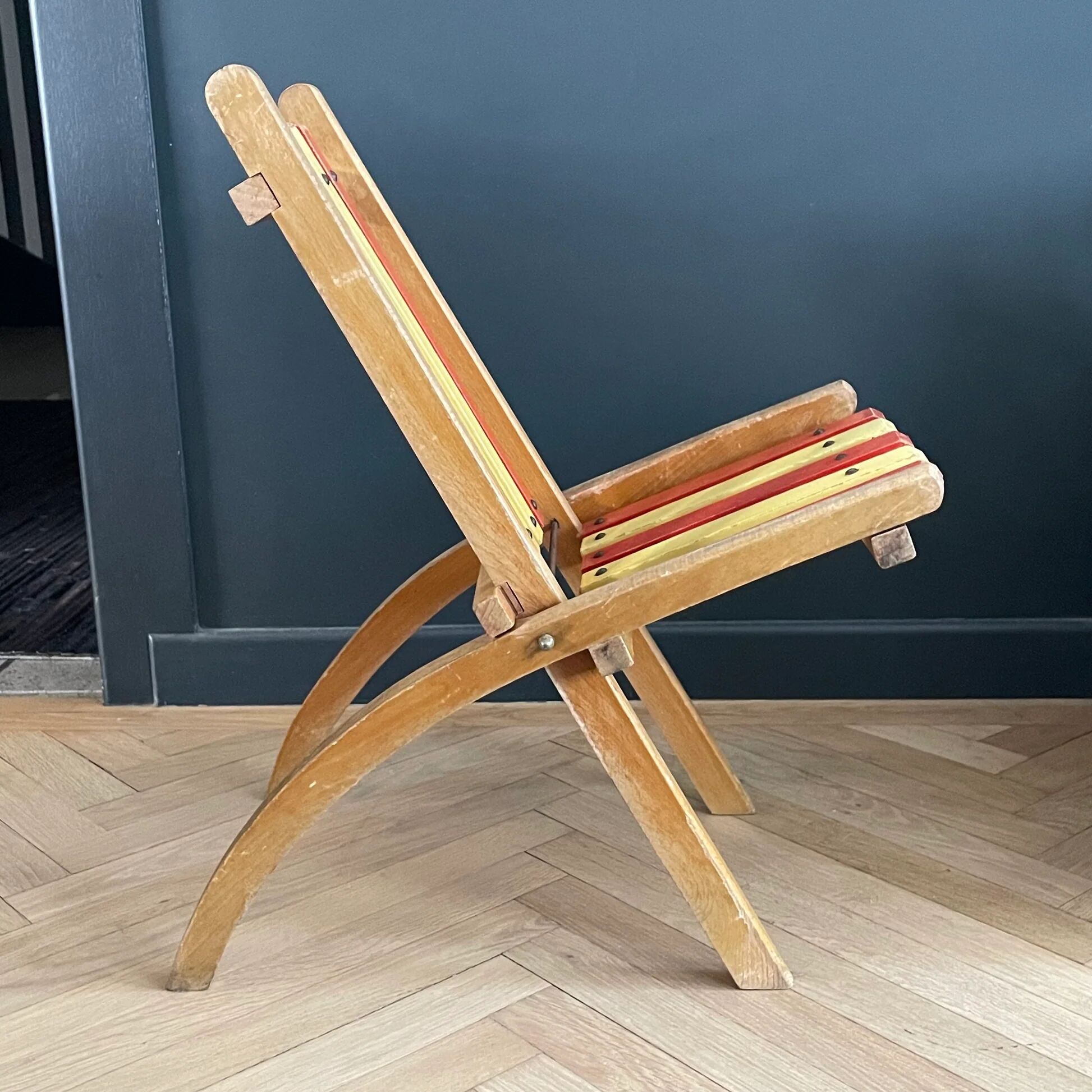 Chaise enfant pliante en bois