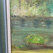 Huile sur toile nature et verdure