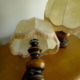 Pair bedside lamps