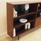 Bookcase with bar cabinet, rosewood veneer, Denmark, 1970s