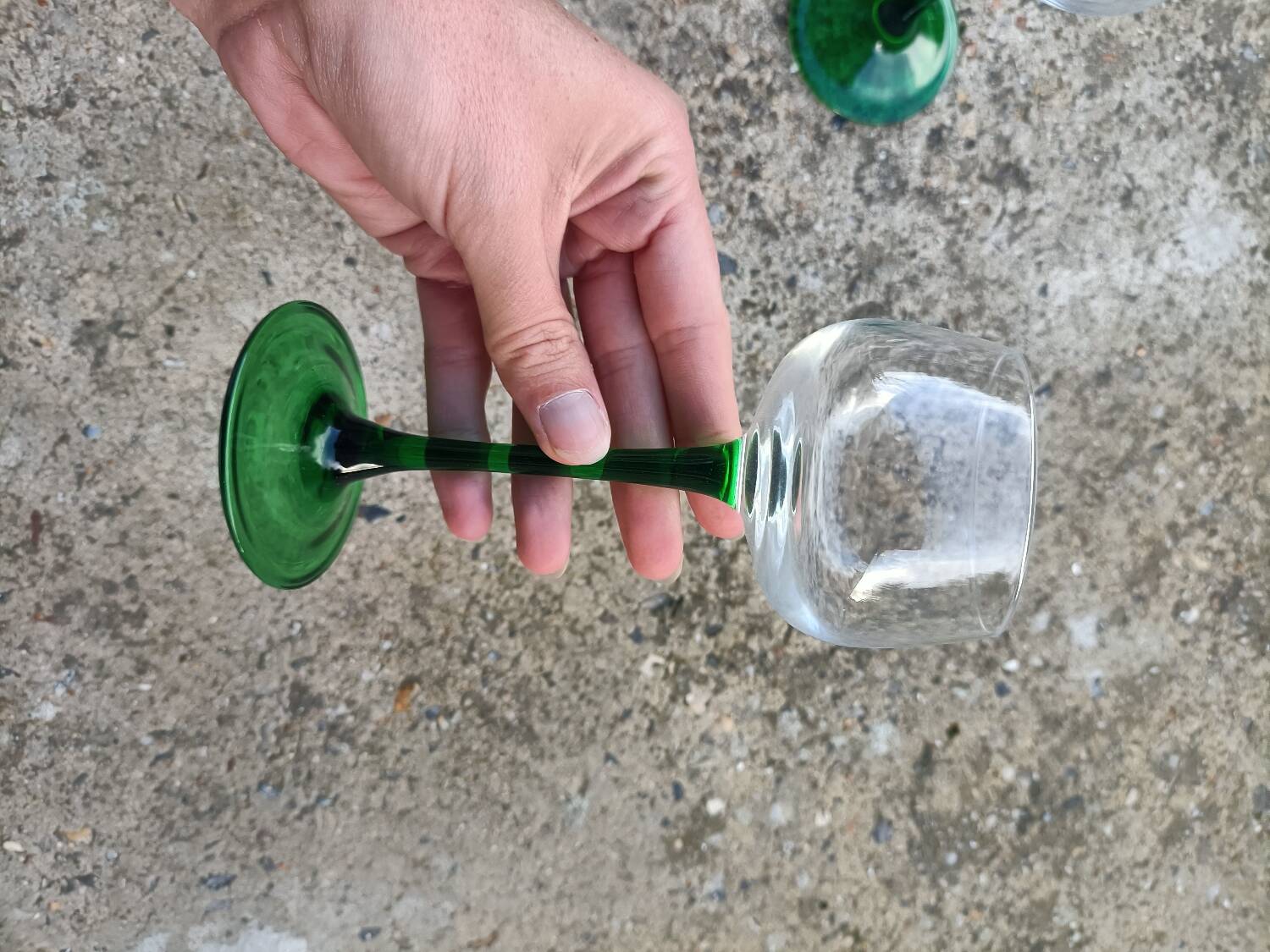 Retro Alsatian glasses x4