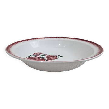 Plat creux en faïence de Badonviller