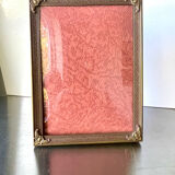 Metal frame in gold colored brass