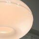 Italian Space Age Big White Doughnut Lamp, 70s