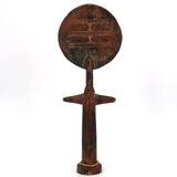 Ashanti Akuaba African Art Statue from Ghana, wooden, 1980s.