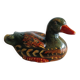 Decorative hand painted ceramic duck