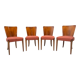 Art Deco Dining Chairs H-214 by Jindrich Halabala for ÚP Závody, 1950's