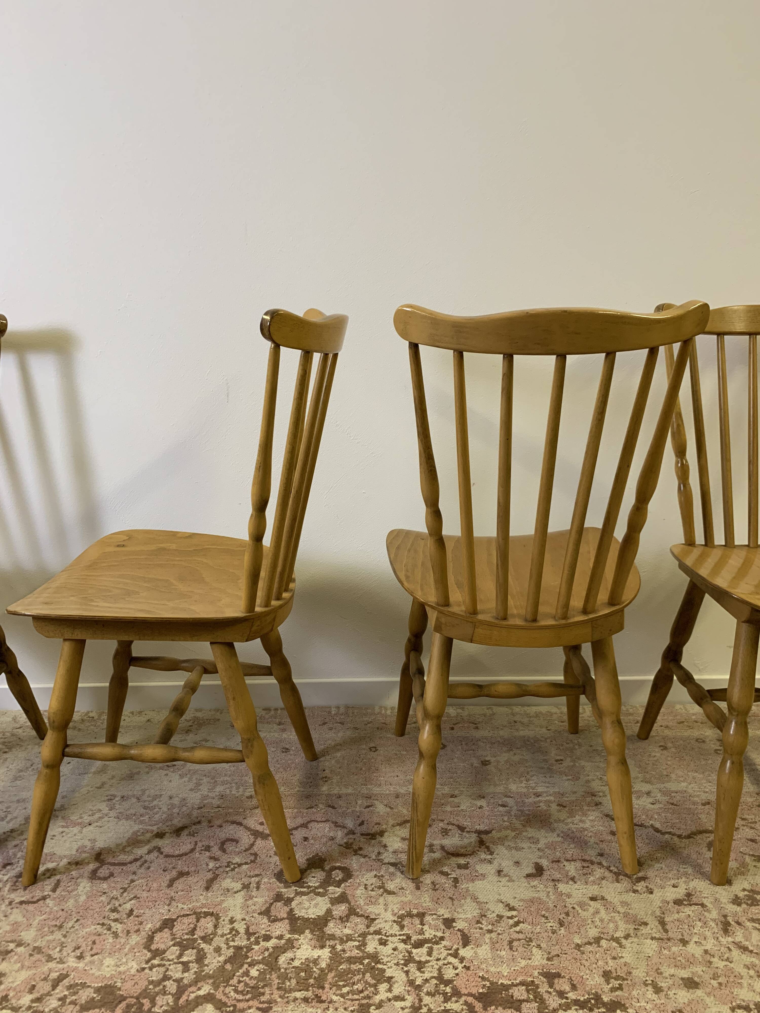 Set of 4 Baumann TACOMA model chairs