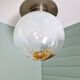 Large Murano glass ceiling light, Mazzega (Italy), 1970.